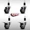 Service Caster 3'' SS Black Poly Swivel 1-3/8'' Expanding Stem Caster Set 2 Total Lock Brakes, 4PK SCC-SSEXTTL20S314-PPUB-BLK-2-S-2-138 - alternate 4